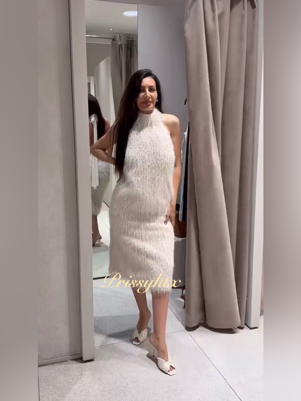 ZARA ZW COLLECTION HALTER DRESS